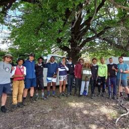Gents Trek 2023 - tired legs but happy hearts back at the trailhead